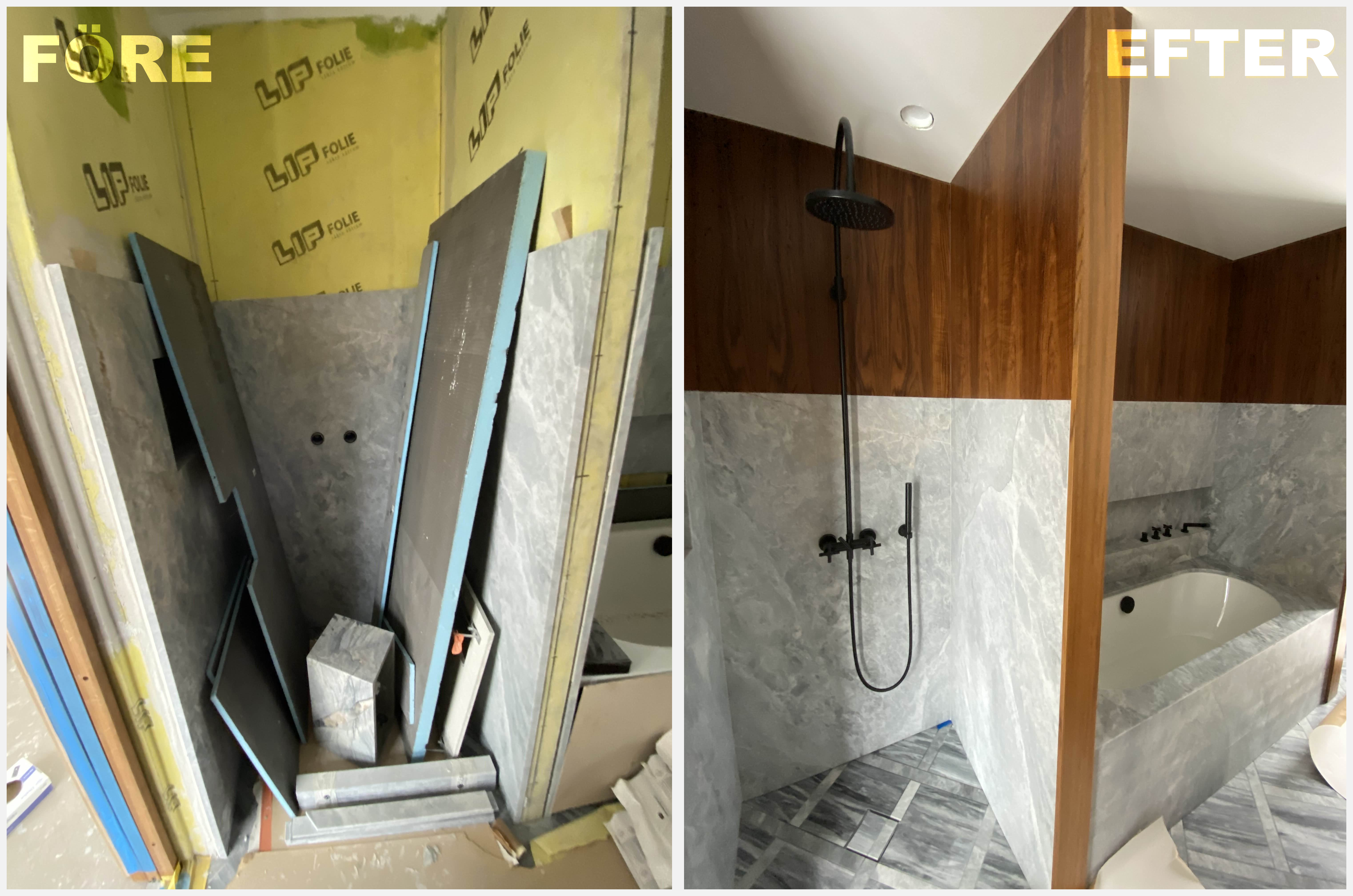 Före/efter renovering